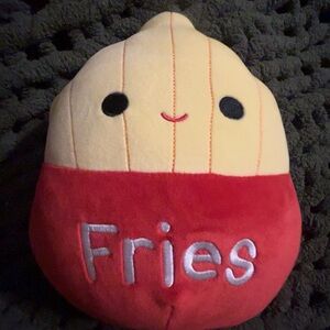 Squishmallows Red Plush with Multi-Color Logo Tag